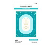 Spellbinders Infinity Punch & Pierce - Fustelle incise a forma di piatto della collezione Stylish Ovals, in metallo, ONE