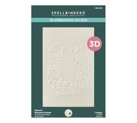 Spellbinders Nature's Botanical Wreath Cartella goffratura