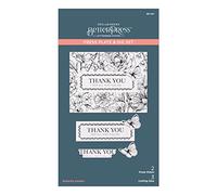 Spellbinders Piatto Betterpress Butterfly Garden, in Metallo, ONE