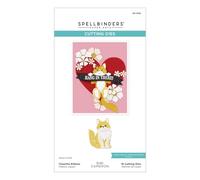 Spellbinders S4-1342 Fustelle con gattini allegri incisi dalla collezione Bibi's Cats and Pugs di Bibi Cameron