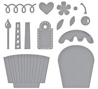 Spellbinders Set di stampi inciso, metallo