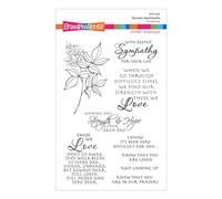 Spellbinders Stampendous STP-225 - Set di timbri trasparenti Sincere Sentiments della collezione All The Sentiments