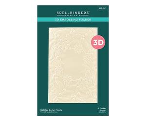 Spellbinders The Sealed for Christmas Collection - Cartella per goffratura 3D con angoli intagliati