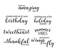 SPELLBINDERS Timbri trasparenti, uno