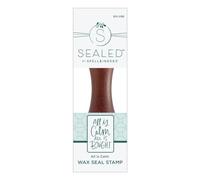 Spellbinders Timbro per ceralacca All is Calm della collezione Sealed for Christmas