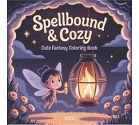 Spellbound and Cozy: Cute Fantasy Coloring Book Featuring Magical Creatures, Witches, Fairies, and Enchanted Forest Scenes for Adults Teens Relaxation