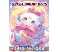 Spellbound Cats - Halloween Coloring Book for Cat Lovers: Spooky-themed cats dressed in playful costumes, perfect for creative kids and curious cat lovers of all ages