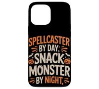 Spellcaster by Day Snack Monster di notte Halloween Custodia per iPhone 13 Pro Max