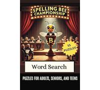 Spelling Bee Championship Word Search: Puzzles for Adults, Seniors, and Teens