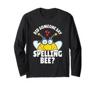 Spelling Bee Concorso Parola Speller Scuola Spelling Bee Maglia a Manica