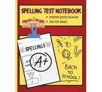 Spelling Notebook for Kids Ages 4-11: Learning Words & Confidence Educational Notebook