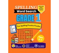 Spelling Word Search Grade 1: Fun Spelling Practice Puzzles for Kids Ages 6-7