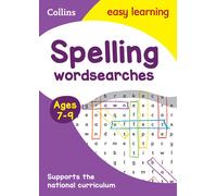 Spelling Word Searches Ages 7-9: Ideal for home learning-Collins Easy Learning-C