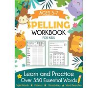 Spelling Workbook for Kids Ages 5-7 (Tascabile)
