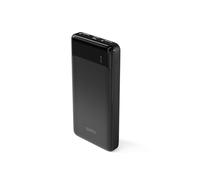 Spello Black Power Bank, Slim Power Bank 10 000mAh, dimensioni compatte, per viaggi, ricarica Power Bank, ad alta capacità, nero