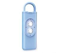 Spelonify Allarme personale con sirena da 130 dB e doppia luce LED stroboscopica, dispositivo di autodifesa portatile per donne, anziani e bambini, allarme di sicurezza di emergenza (blu)