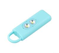 Spelonify Allarme personale con sirena da 130 dB e doppia luce LED stroboscopica, dispositivo di autodifesa portatile per donne, anziani e bambini, allarme di sicurezza di emergenza (verde)