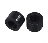 Spelonify Dado per asse passante per bicicletta, 12 mm e 15 mm, in lega di alluminio, pieghevole, accessorio per ruota di ricambio P1.0 P1.5 P1.75 (12 x 1 mm)