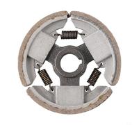 Spelonify Frizione centrifuga automatica per motore 168F 170F, diametro albero 20 mm, accoppiamento albero motore mini timone, parte di ricambio in metallo grigio (tre molle)
