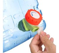 Spelonify Grande brocca d'acqua con rubinetto, contenitore d'acqua portatile da 2,6 galloni con per una facile apertura di riempimento, serbatoio dell'acqua da campeggio in PC per uso alimentare, per
