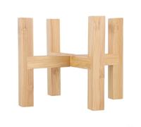 Spelonify Scaffale angolare per piante in legno, per interni, porta bonsai, piccolo vaso da giardino, espositore per piante decorative, tavolo multi livello, scaffale portaoggetti per vivaio (M)