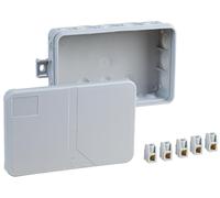 IP55 Grigio Scatola Deriva (130x85x37mm) - SPELSBERG