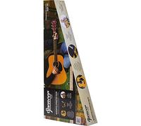 SPENCER BY EKO SAP-10 Natural - Pack Chitarra Acustica Natural Chitarra + 3 Plettri + Accordatore a Clip + Borsa in Tessuto + Tracolla + Corso di Chitarra Online (Massimo Varini)