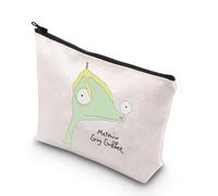 Spencer Reid - Trousse per il trucco Spencer Reid, idea regalo con banana e ranuncolo, idea regalo per programmi televisivi criminali, Verde opaco Regno Unito