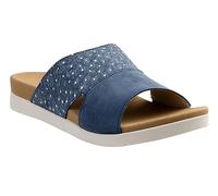 Spenco Dawn Slide, Sandali a Ciabatta Donna, Struzzo Blu, 44.5 EU Larga