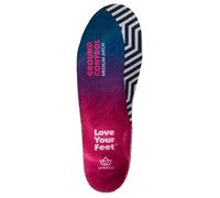 Spenco Ground Control Medium Arch Insole - Imbottitura di supporto con tallone separato | Imbottitura a ritorno energetico | Riduce la pronazione | Ideale per gli attivi - 1 paio - UK Taglia 5-7