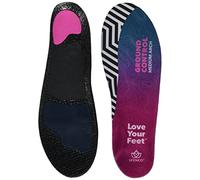 Spenco Ground Control Medium Arch Insole - Imbottitura di supporto con tallone separato | Imbottitura a ritorno energetico | Riduce la pronazione | Ideale per gli attivi - 1 paio - UK Taglia 3-5