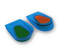 Spenco Performance Gel Coupe du talon Solette, Blu (Blue), Large