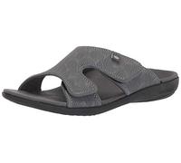 Spenco Sandalo da donna Wave Slide, Nero, 10 Wide US