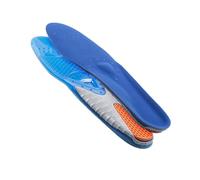 Spenco Solette comfort in gel, design a tripla densità con supporto per arco e ammortizzazione extra del tallone, in gel TPR confortevole per assorbimento degli urti, controllo degli odori e comfort