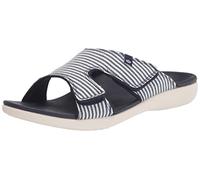 Spenco Women's Kholo Stripe Slide Sandal, Nautical Navy, 6.5