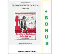 Spendenbelege-des-VDA-1925-1945-Verein-f.d Deutschtum-Im-Auslande Tieste Editore