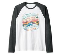 Spending Our Kid's Inheritance One Cruise At A Time - Maglia con Maniche Raglan