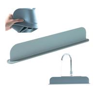 Spending Splash Guard, 19.3x3.4 Scaccia in silicone lavello Guard, acqua non slittata con base di aspirazione, riutilizzabile dietro rubinetto per cucina