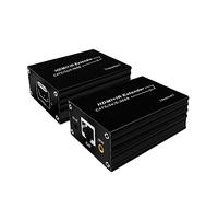 SPENFiLY Amplificatore ripetitore di estensione HDMI-60m conversione video singolo Cat 5E/6 Ethernet HD1080P con 1 porta