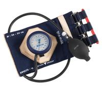 Spengler Vaquez-Laubry - Sfigmomanometro classico con bracciale con cinghie, di cotone, da adulto, taglia M, colore: blu