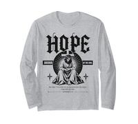 Speranza Ancora dell'anima Gesù Cristo Ebrei 6:19 Maglia a Manica