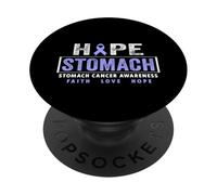 Speranza cancro allo stomaco - Consapevolezza del cancro allo stomaco guerriero PopSockets PopGrip Adesivo