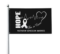 Speranza Di Guarigione Per La Consapevolezza Della Depressione Post-Partum Garden Flag Durevole Bandiere Da Giardino Divertente Bandiera Da Cortile Per Fattoria Patio Interni 90X150Cm