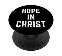 Speranza in Cristo Fede Cristiana Gesù Bibbia Preghiera Culto PopSockets PopGrip Adesivo