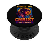 Speranza in Cristo Gesù Nostro Salvatore Fede Cristiana Uomini Donne PopSockets PopGrip Adesivo