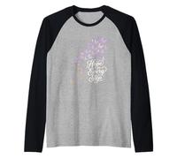 Speranza in Ogni Passo Aborto Consapevolezza Perdita di Gravidanza Maglia con Maniche Raglan