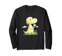 Speranza nel vento con questo dinosauro e dente di leone Maglia a Manica