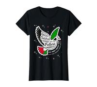 Speranza per i Bambini di Gaza | Design di Piccione della Pace Maglietta, Donna, Nero, L