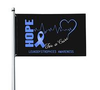 Speranza Per Una Guarigione Della Consapevolezza Delle Leucodistrofie Garden Flag Resistente Alle Intemperie Bandiere Da Giardino Durevole Bandiera Da Cortile Per Patio Fattoria All'Aperto 90X150Cm