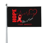 Speranza Per Una Guarigione Della Consapevolezza Dell'Ictus Bandiera Da Cortile Con 2 Occhielli Garden Flag Resistente Alle Intemperie Bandiere Di Benvenuto Per Esterni Fattoria Interni 90X150Cm